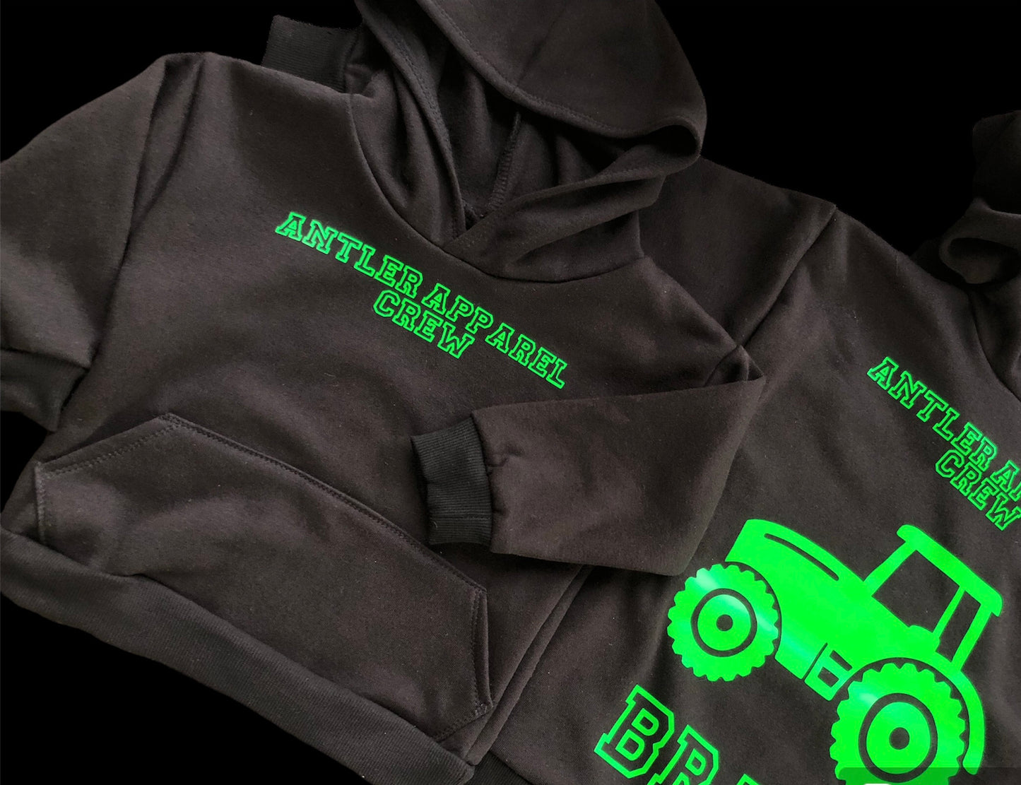 Fluoro Print Tractor Hoodie