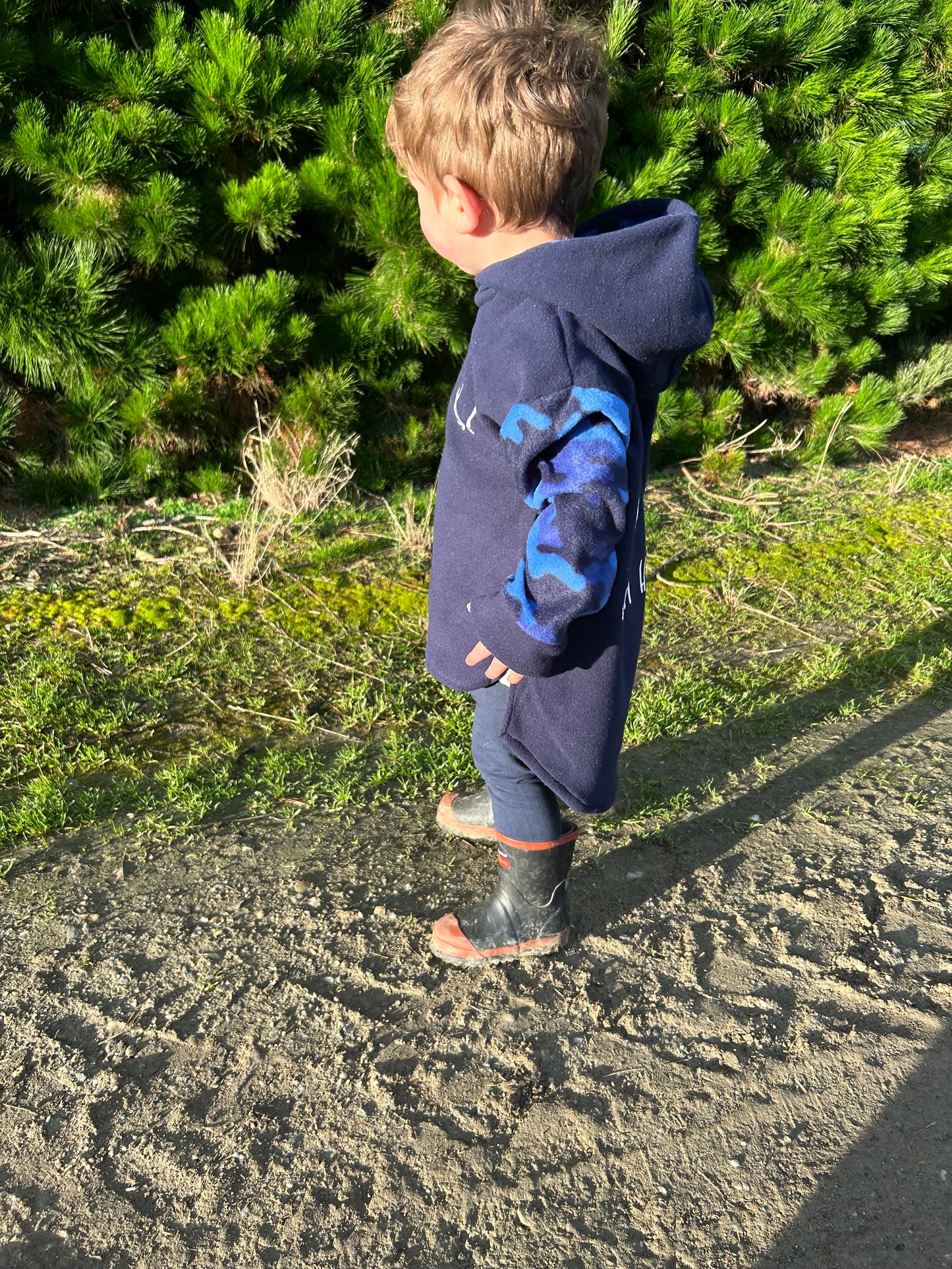 Mini Hunter Stag - Fleece Hoodie or Turtleneck