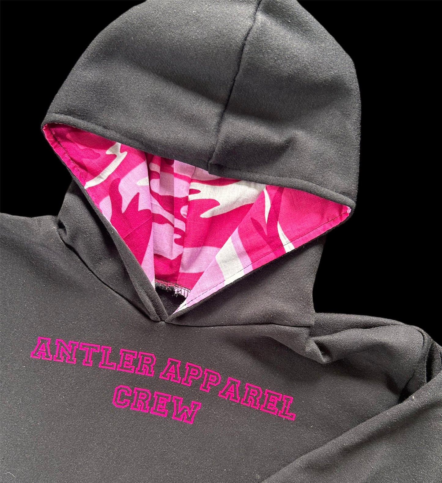 Fluoro Print Antlers Hoodie