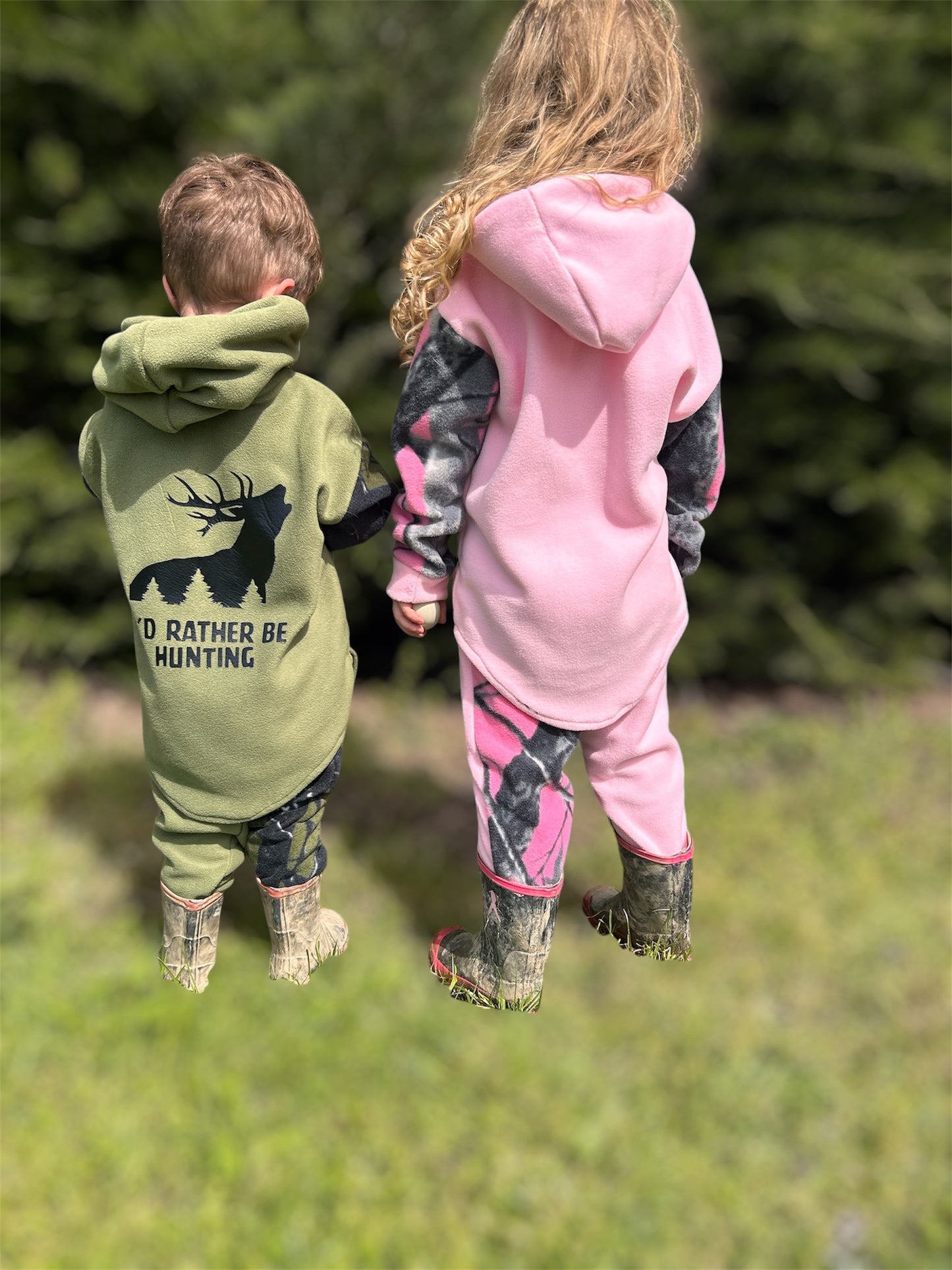Split Colour Fleece Set