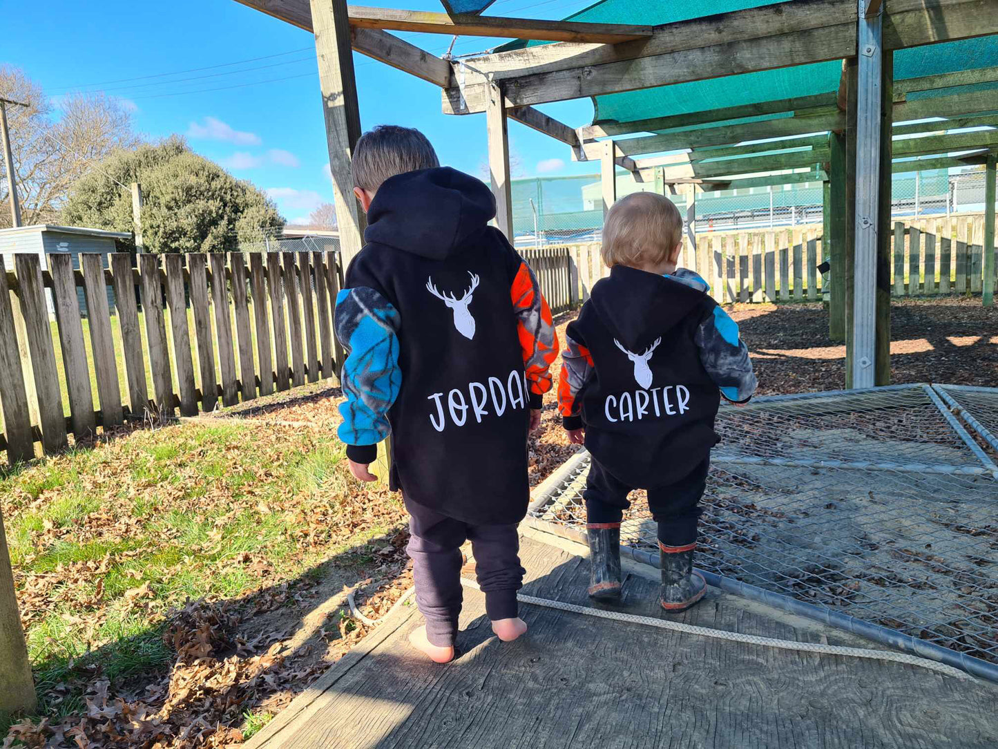 Mini Hunter Stag - Fleece Hoodie or Turtleneck