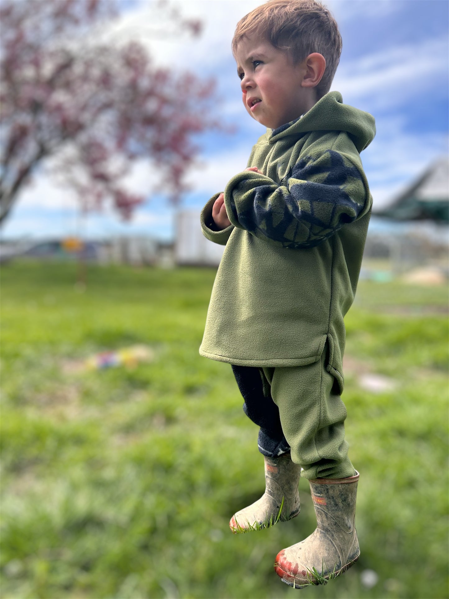 Split Colour Fleece Set