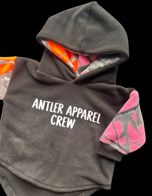 Antler Apparel Crew BOAR Fleece Hoodie or Turtleneck