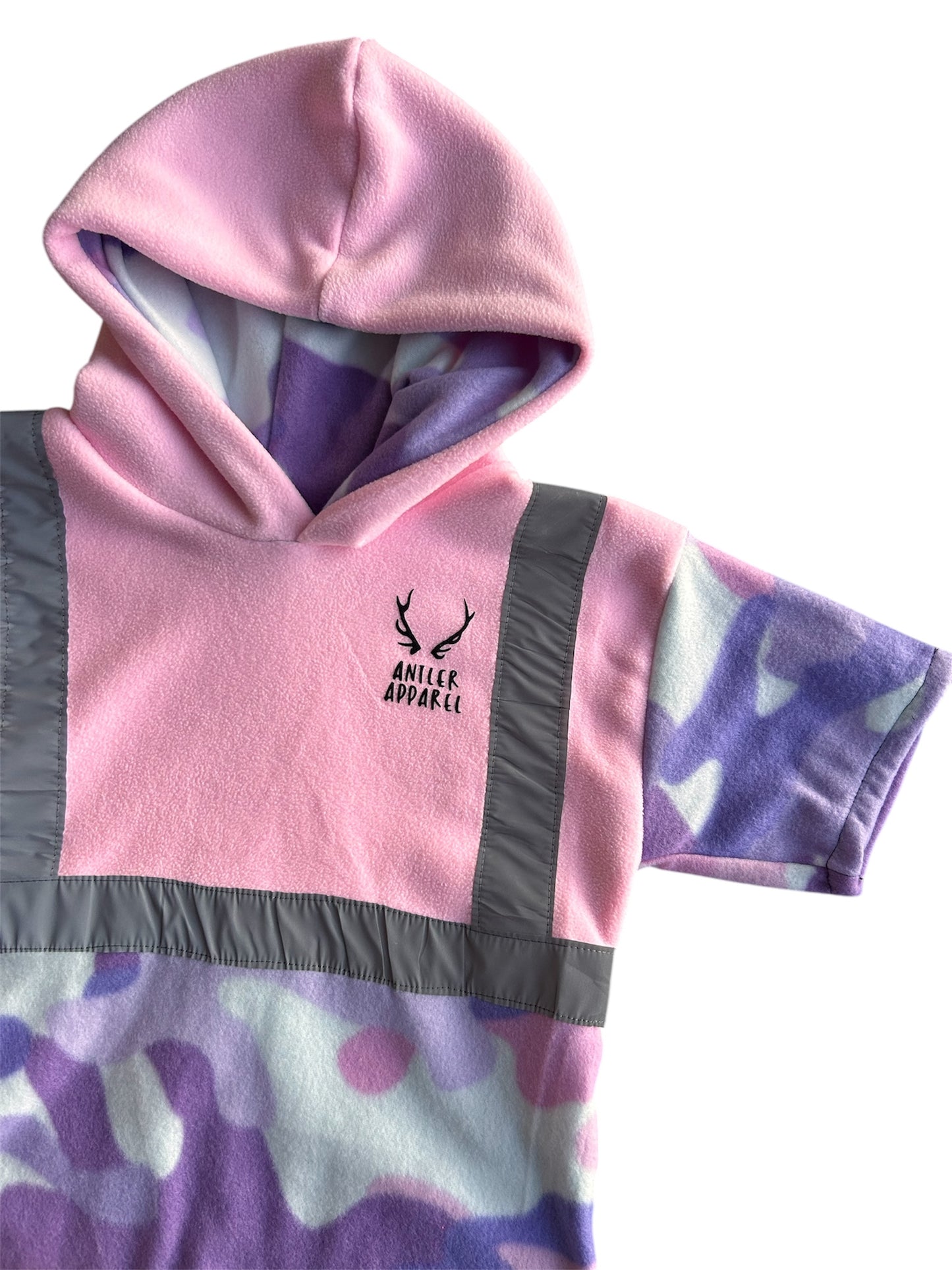 Baby Pink & Purple Hooded Tee