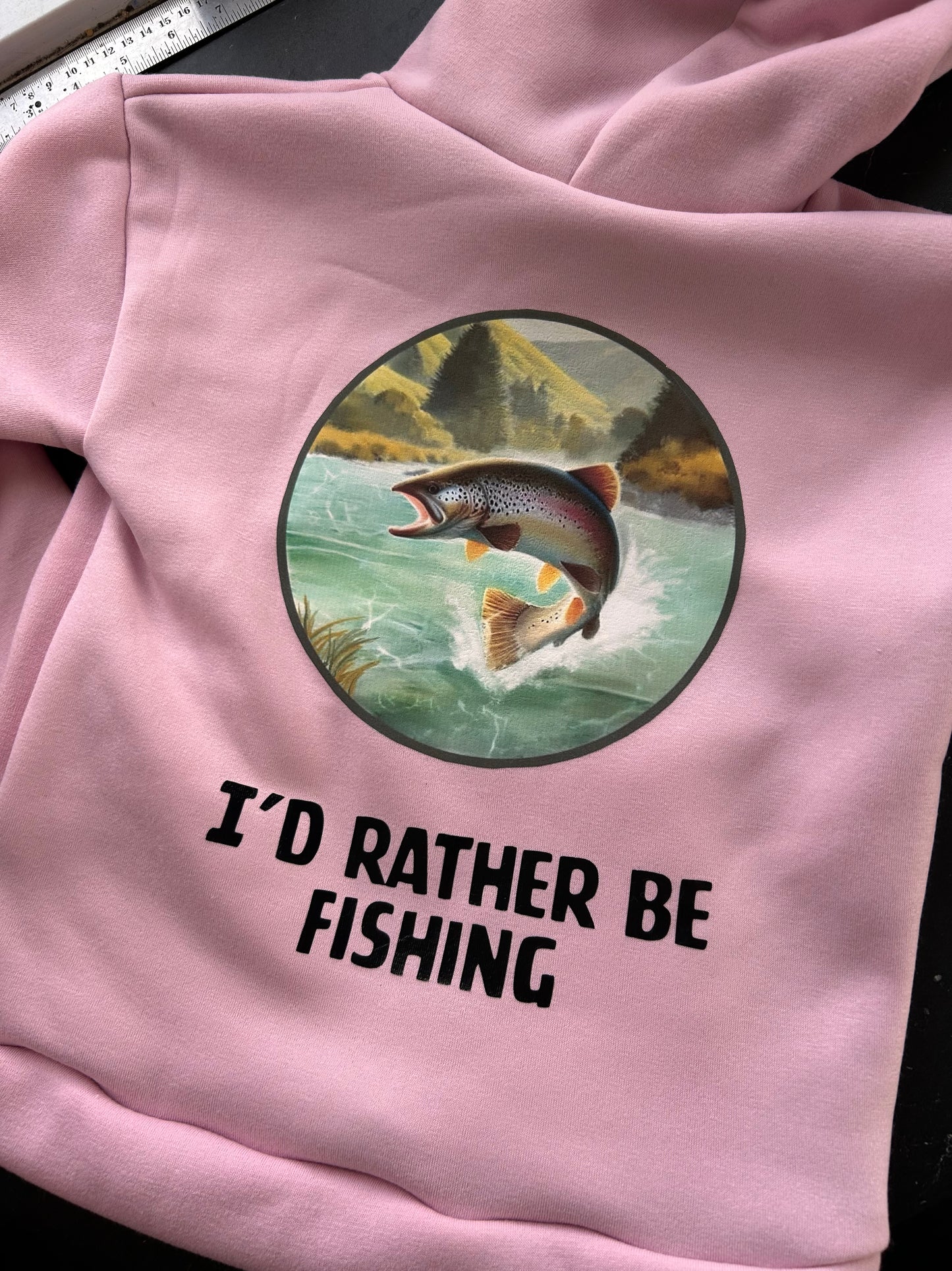 I'd Rather Be Fishing Hoodie - Adults