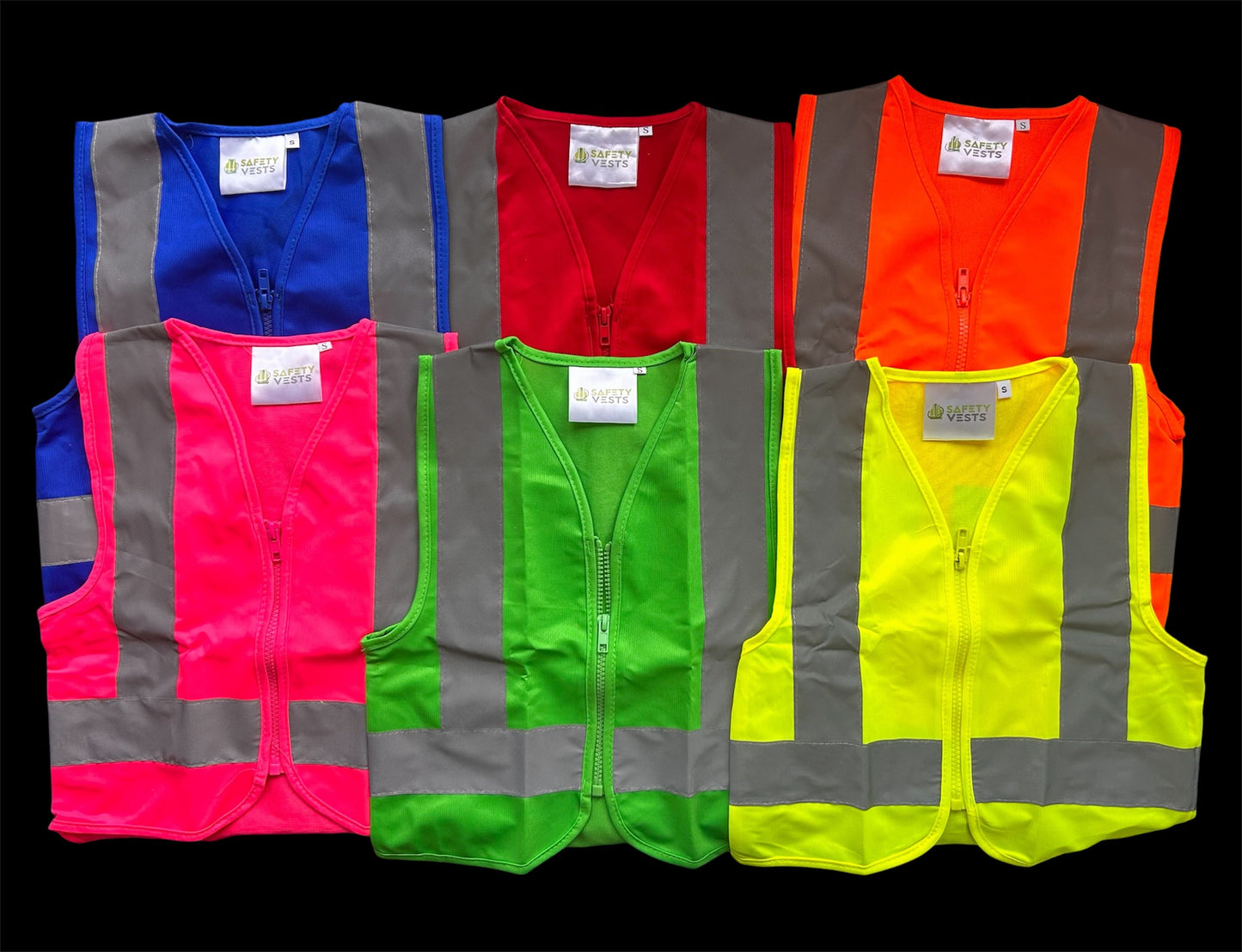 Hi Vis Safety Vest - Large 7-10 year