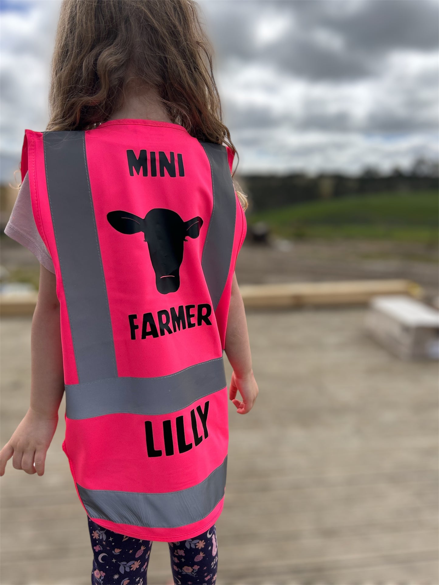 Hi Vis Safety Vest - Large 7-10 year