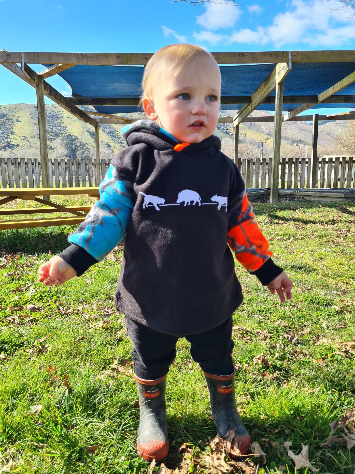 Pig Hunting Fleece Hoodie
