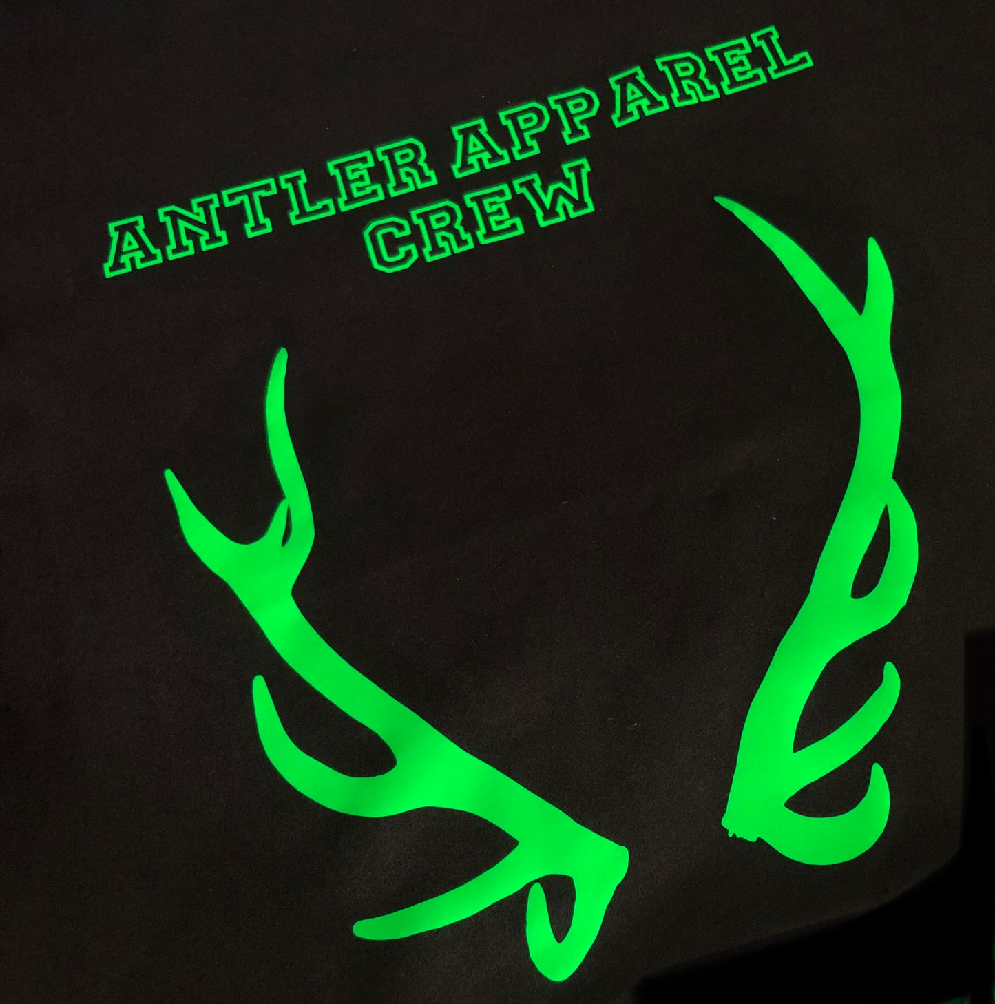 Fluoro Print Antlers Hoodie