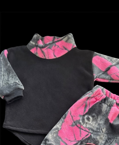 Antler Apparel Crew FISHING Fleece Hoodie or Turtleneck