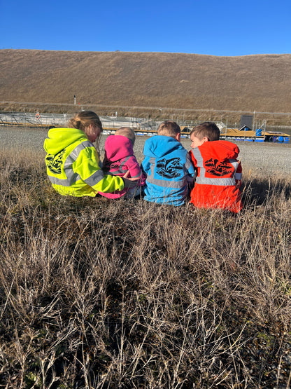 Fishing - Full Hi Vis Fleece Hoodie
