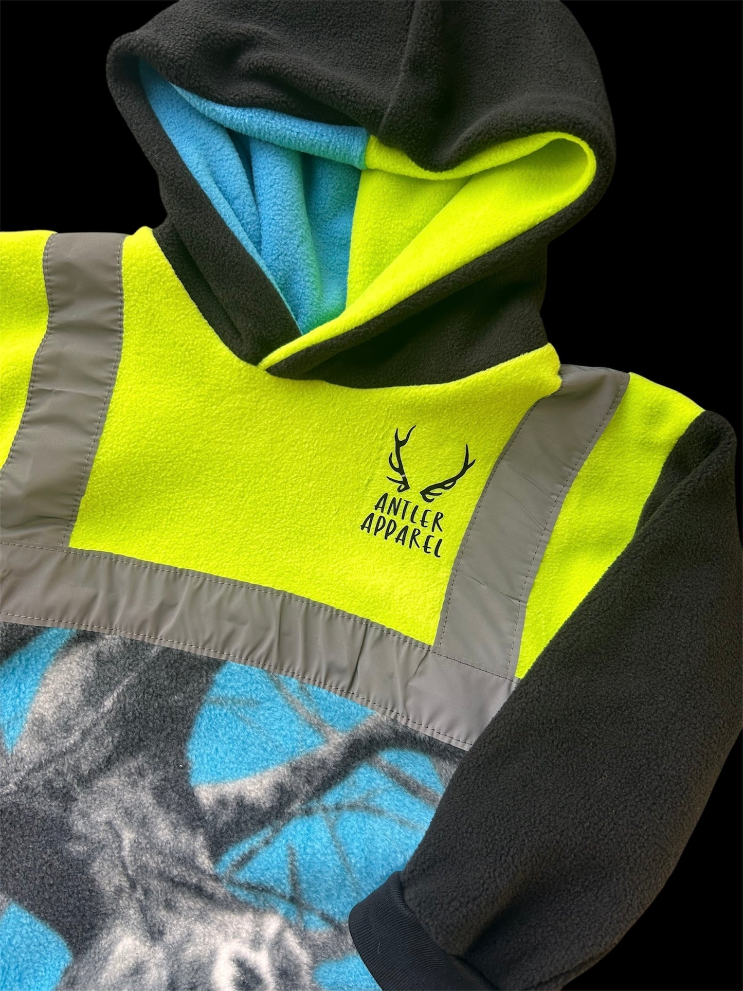 Mini Boss - Tractor Hi Vis Hoodie/Hooded Tee
