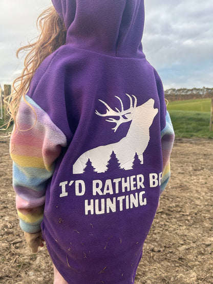 I’d Rather Be Hunting Fleece Hoodie
