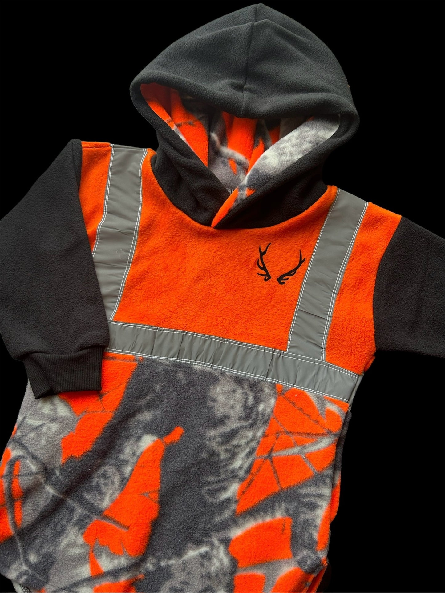 Mini Boss - Tractor Hi Vis Hoodie/Hooded Tee