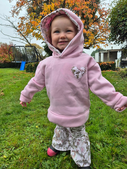 Deer Print Hoodie & Pant Set