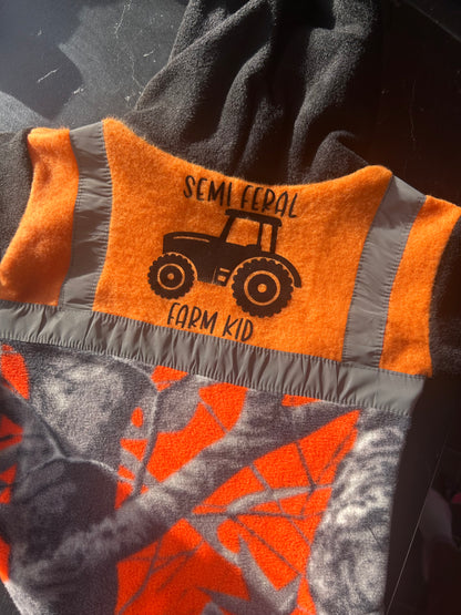 Semi Feral Farm Kid Hi Vis Fleece