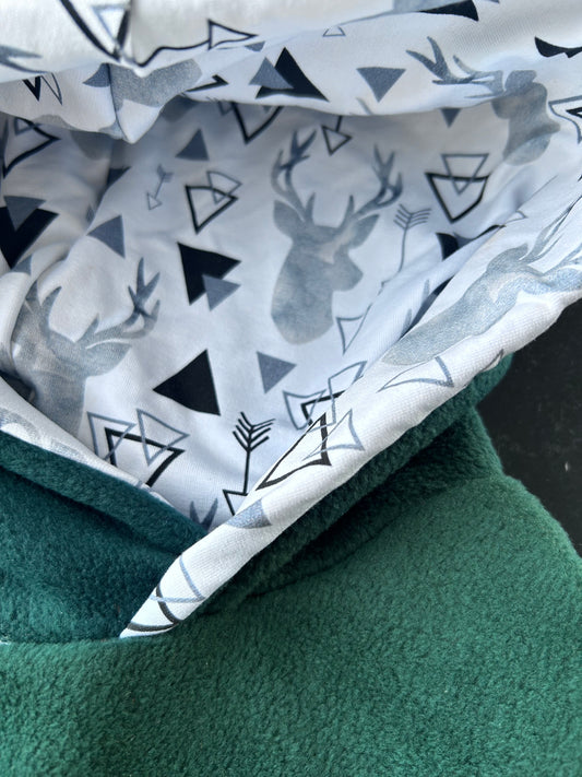 LIMITED PRINT - Droptail Fleece Hoodie Stag
