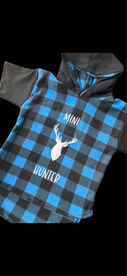 Mini Hunter Stag - Fleece Hoodie or Turtleneck