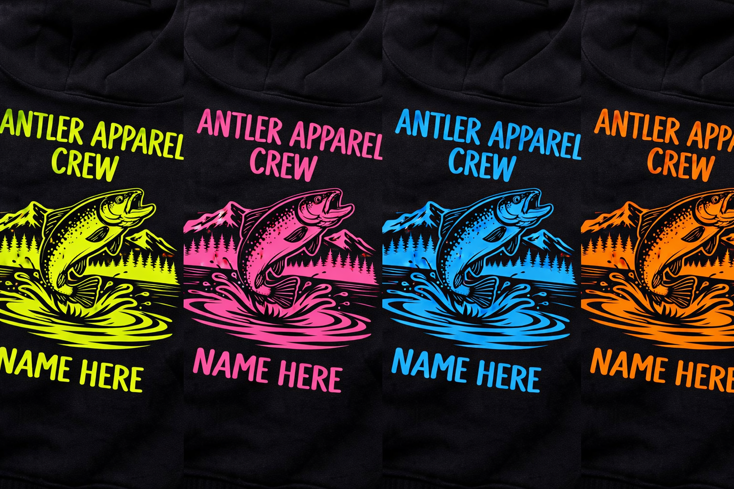 Fluoro Print Vol.2 FISHING Hoodie