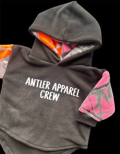 Antler Apparel Crew BOAR Fleece Hoodie or Turtleneck