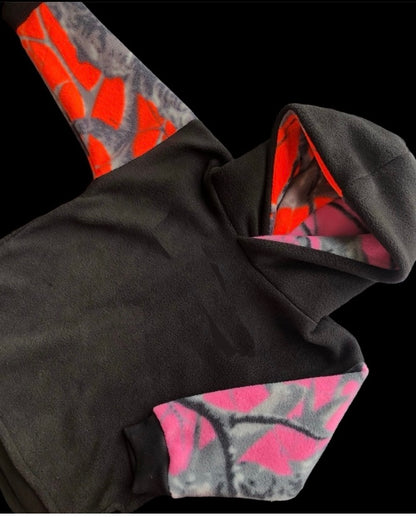 Antler Apparel Crew FISHING Fleece Hoodie or Turtleneck