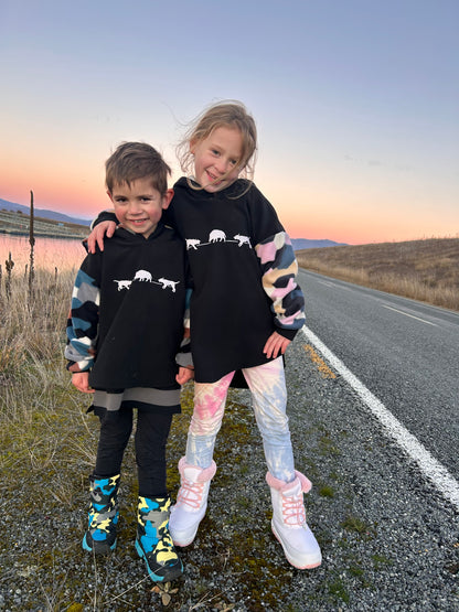 Pig Hunting Bail Fleece Hoodie
