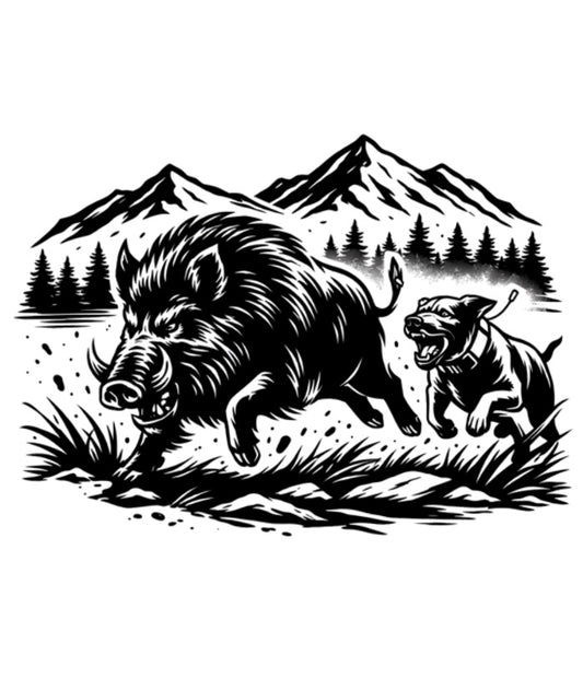 Antler Apparel Crew BOAR Fleece Hoodie or Turtleneck