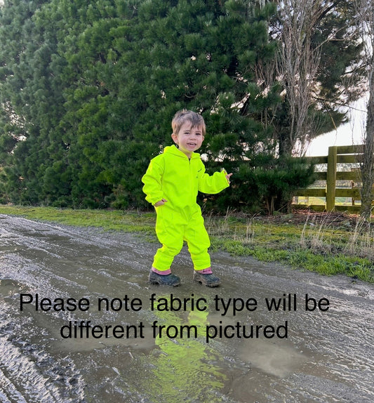 Outdoor Onesie - Fluoro Yellow