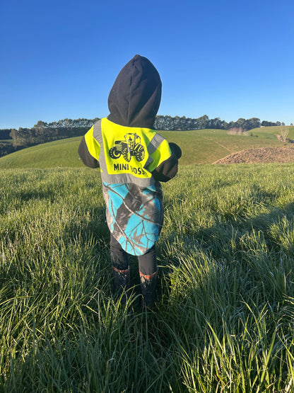 Mini Boss - Tractor Hooded Tee