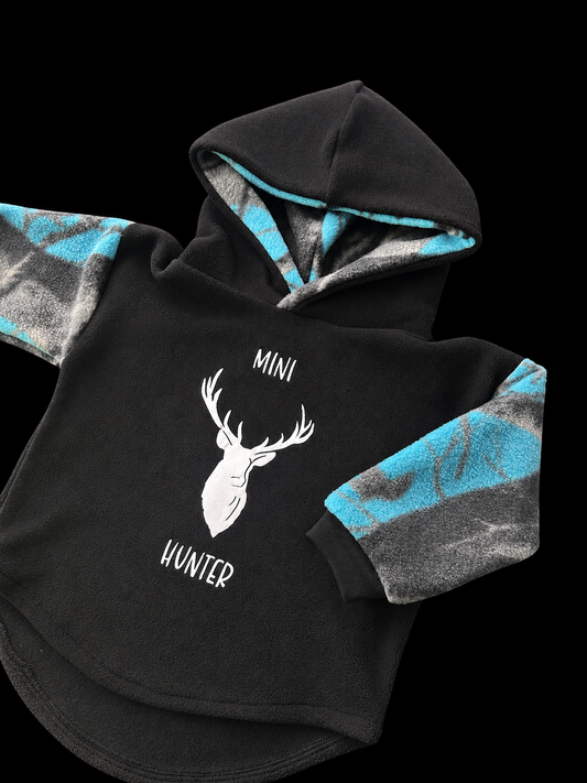 Mini Hunter Stag - Fleece Hoodie or Turtleneck