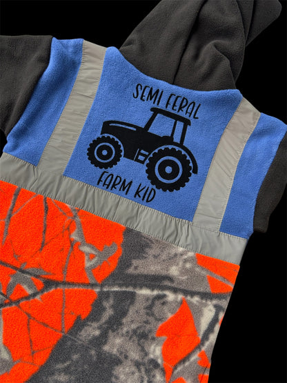 Semi Feral Farm Kid Hi Vis Fleece