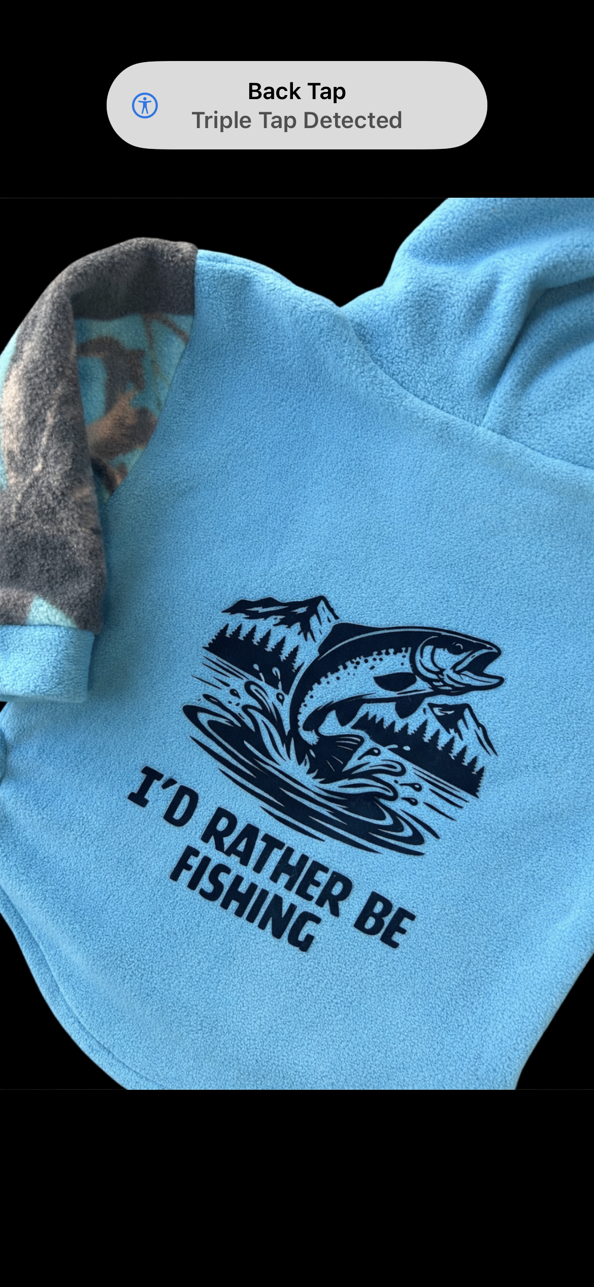 I’d Rather Be Fishing Fleece Hoodie