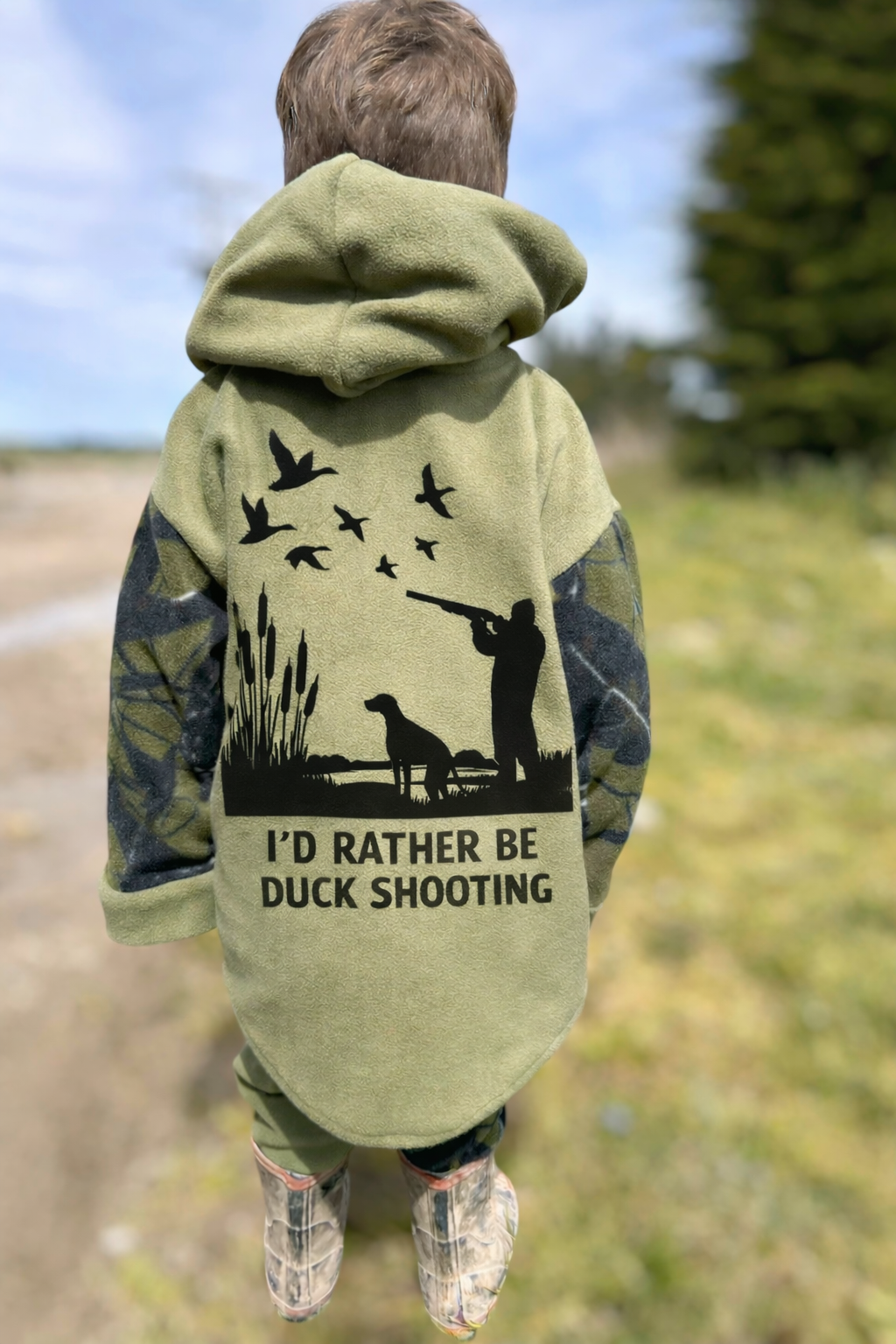 Duck Shooting Fleece Hoodie