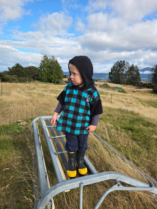 All Over Plaid - Fleece Hoodie/Hooded Tee