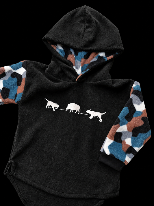 Pig Hunting Bail - Fleece Hoodie or Turtleneck