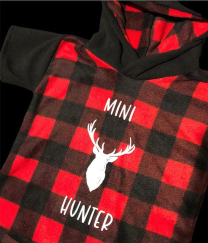 Mini Hunter Stag - Fleece Hoodie or Turtleneck